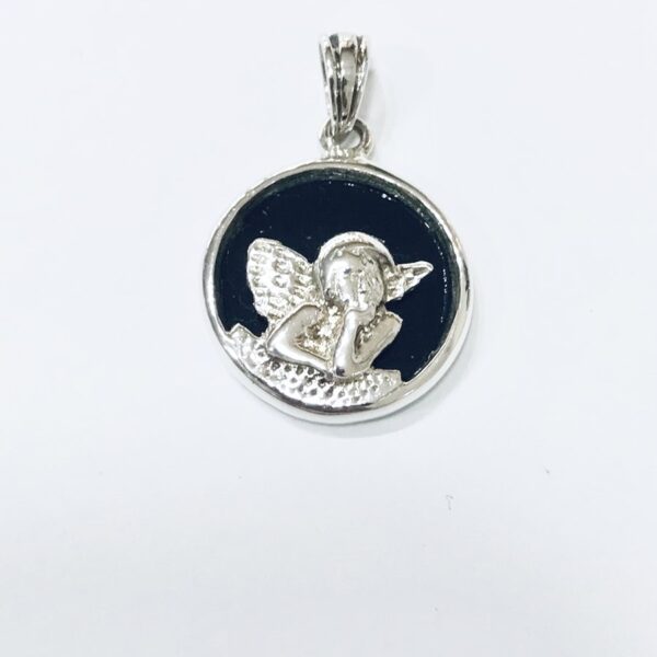 Medalla Religiosa Plata 925 Angel