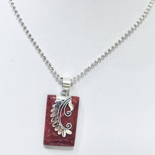 Dije Plata 925 Coral