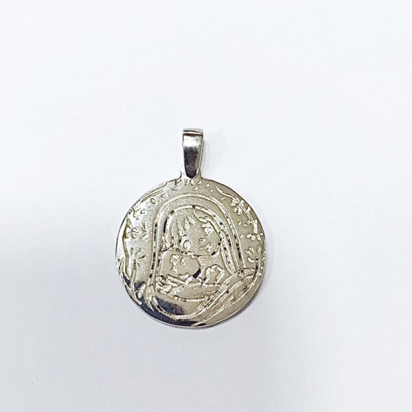 Medalla Religiosa Plata 925 Virgen María