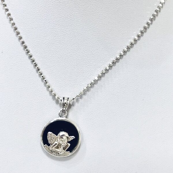 Medalla Religiosa Plata 925 Angel