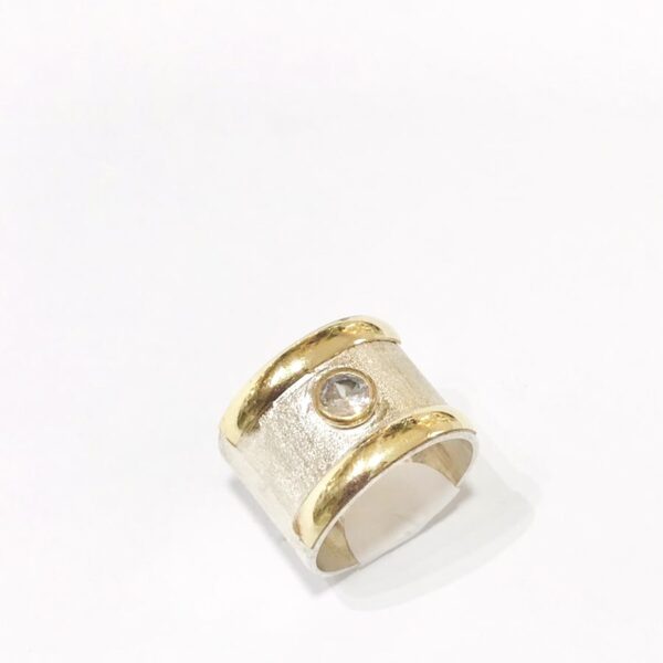 Anillo Plata y Oro