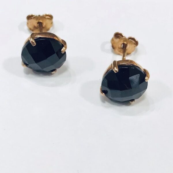 Caravanas Rosegold Plata 925