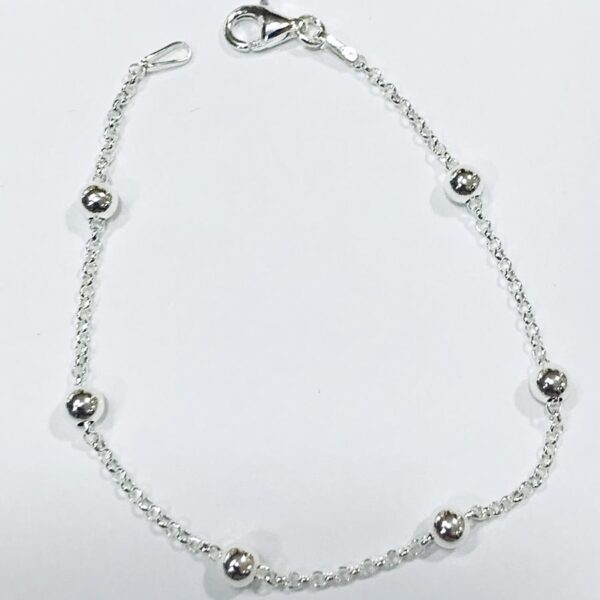 Pulsera Bolita Plata 925