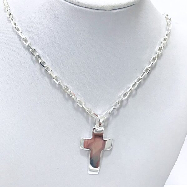 Conjunto Plata 925 con Cruz