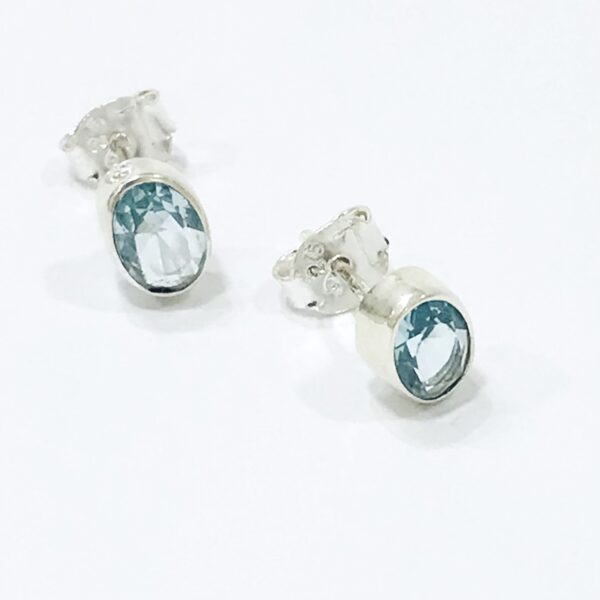 Caravana Plata 925 Agua Marina