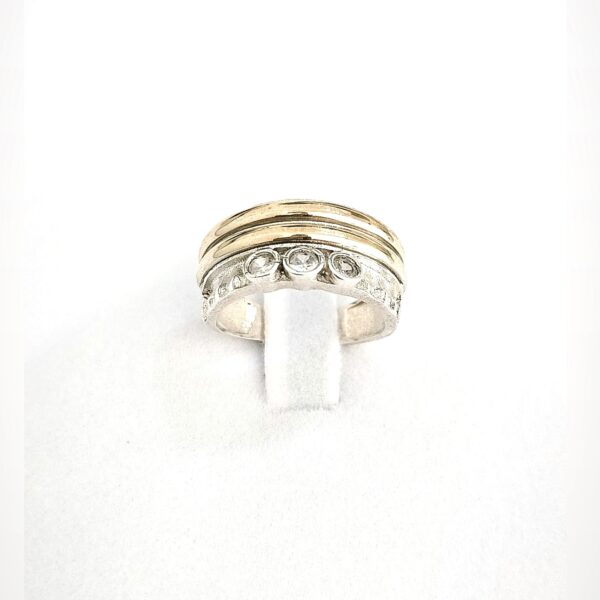 Anillo Plata y Oro